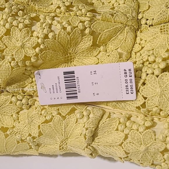 Anthropologie Yellow eyelet dress - Picture 4 of 8